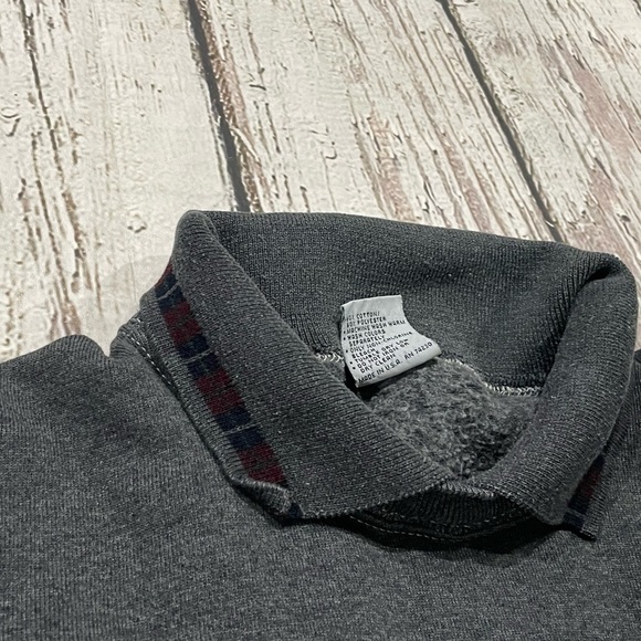 Vintage 90s Winter Landscape Outdoor 1990s Sweatshirt - Picture 2 of 6